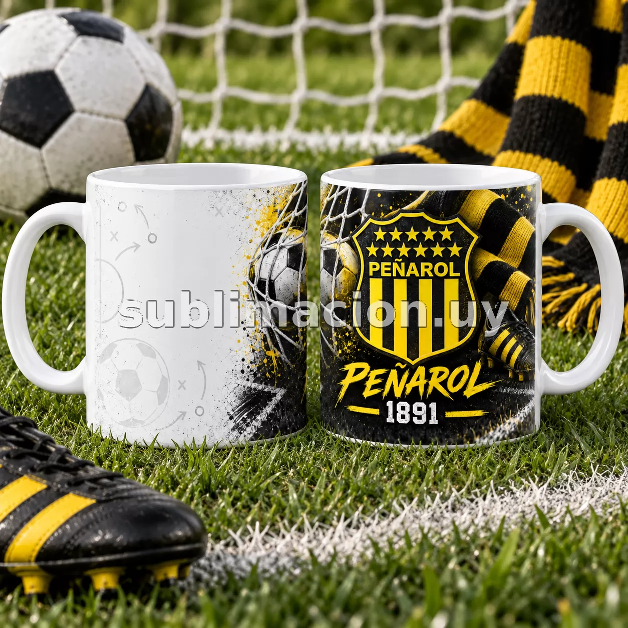 Taza de Peñarol Personalizable (Mod 6)