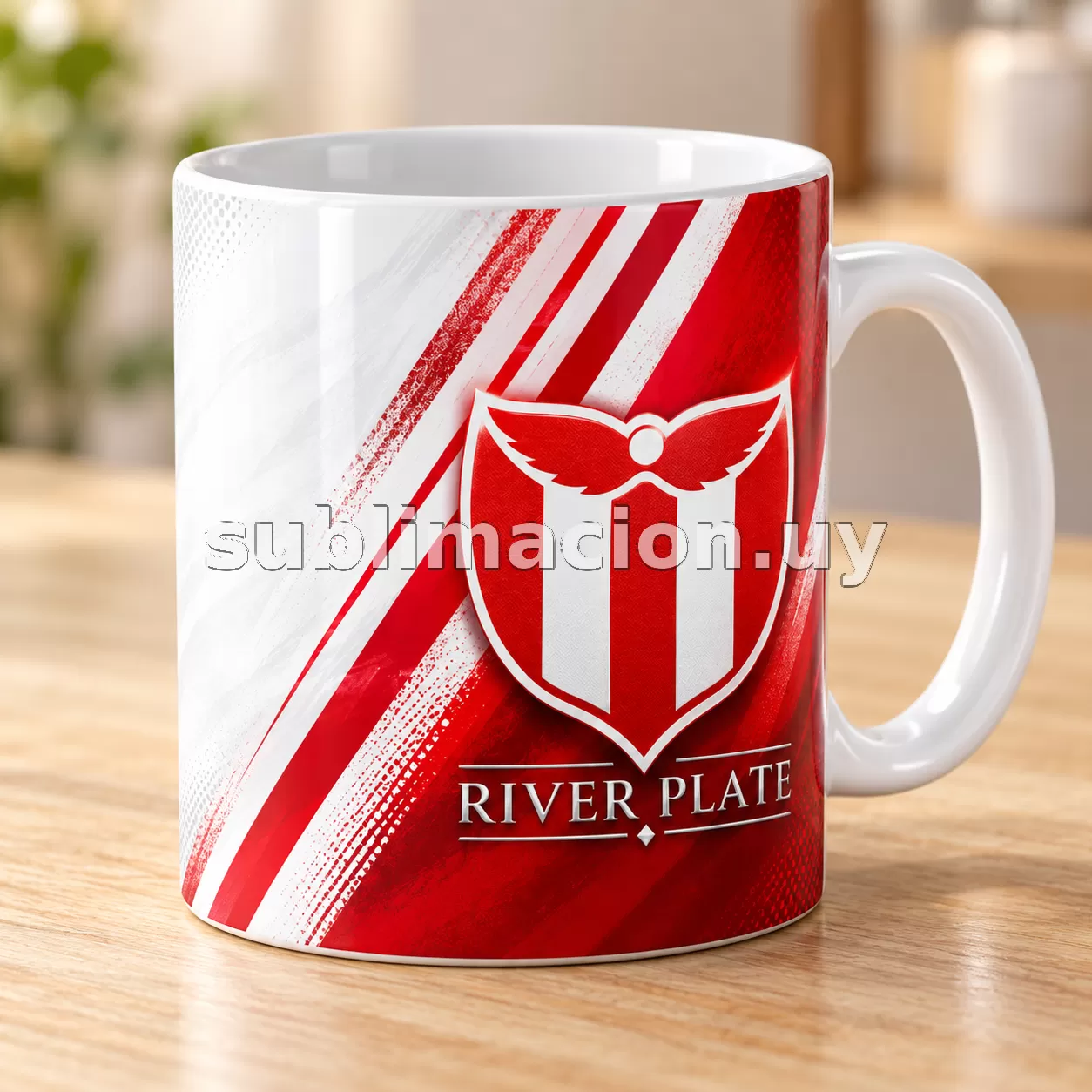 Taza de River Plate Personalizable (Mod 3)