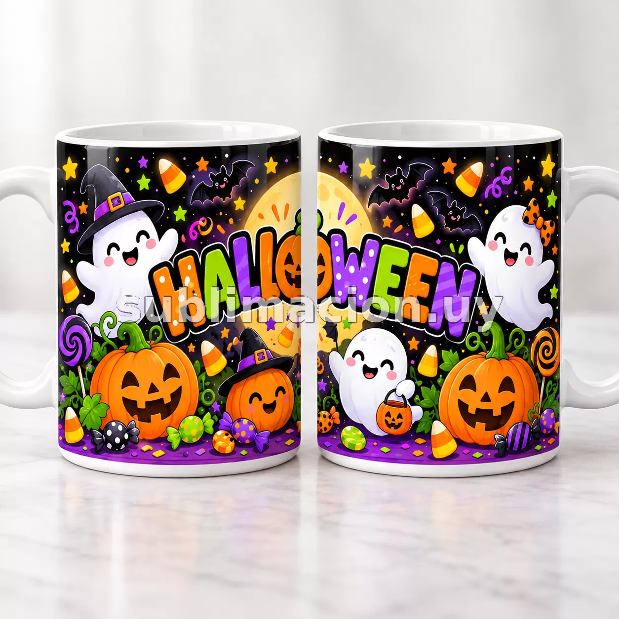 TAZAS DE HALLOWEEN (Mod 1)