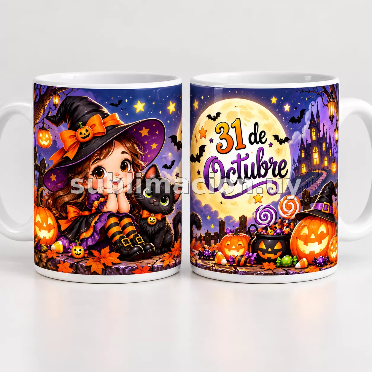 TAZAS DE HALLOWEEN (Mod 2)