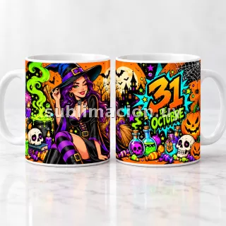 TAZAS DE HALLOWEEN (Mod 19)