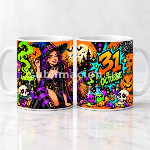 TAZAS DE HALLOWEEN (Mod 19)