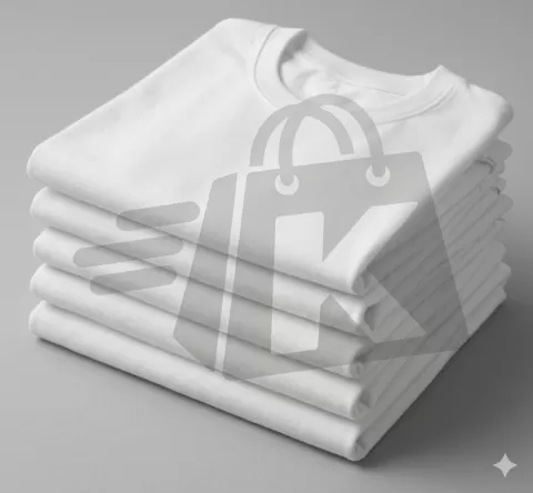 Camiseta Blanca 100% algodón Pack X 5