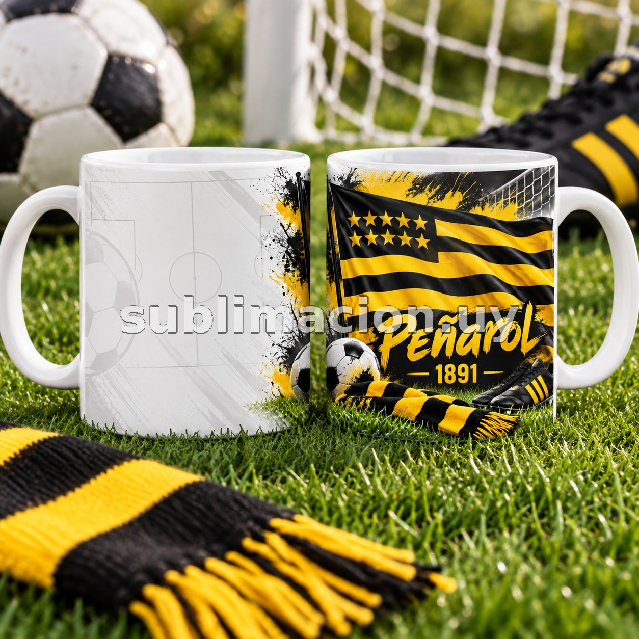 Taza de Peñarol Personalizable (Mod 5)