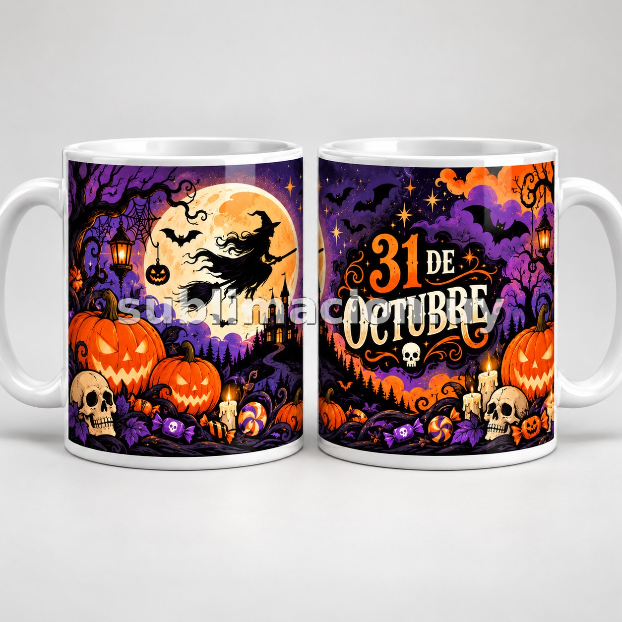 TAZAS DE HALLOWEEN (Mod 15)