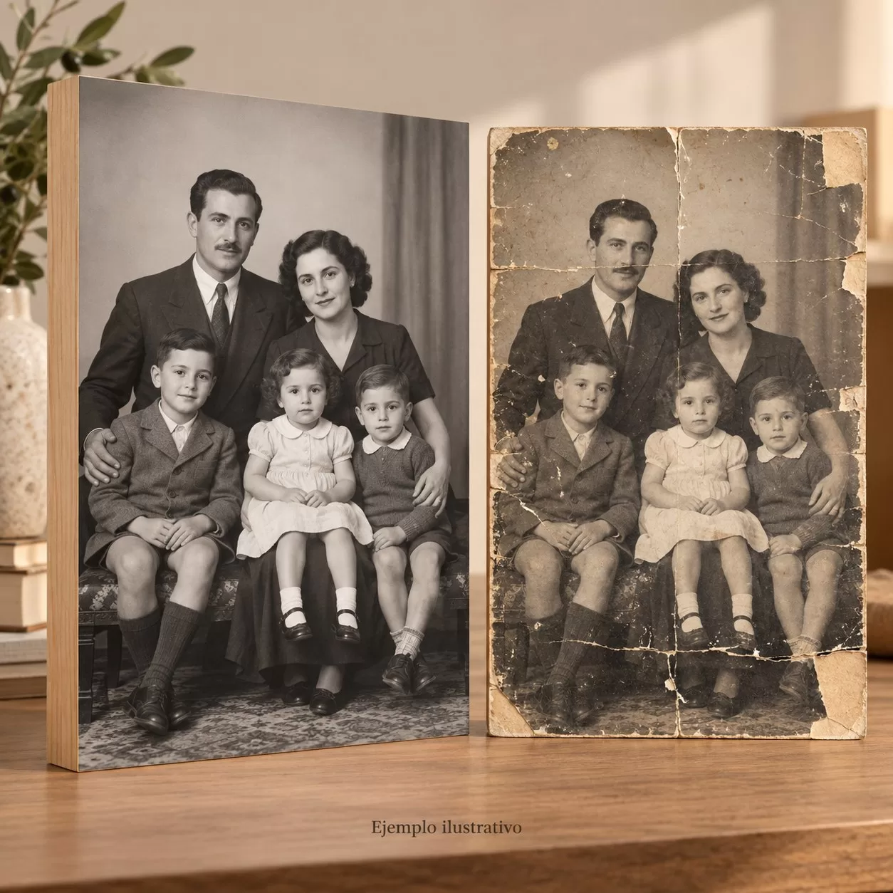 Restauración de fotografías y murales de gran formato