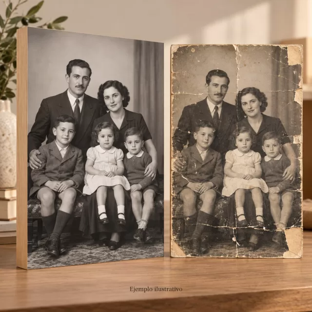 Restauración de fotografías y murales de gran formato